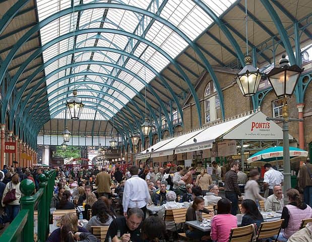 Covent Garden is famous for iconic Apple market, restaurants and independent brands. 