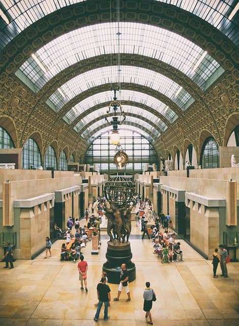 Musee d’Orsay is one of the best places to visit in Paris to view impressionist and post-impressionist art. 