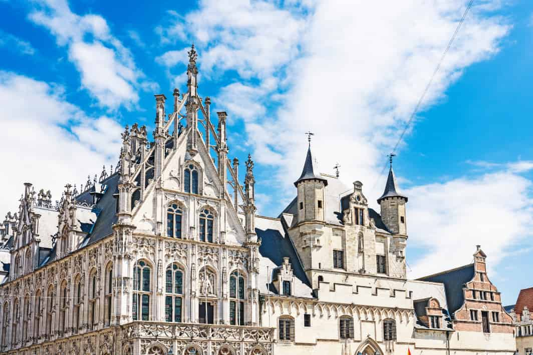 Vibrant old town of Mechelen 