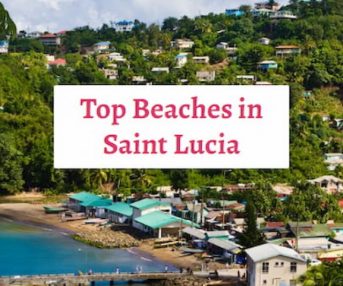 top beaches in saint lucia